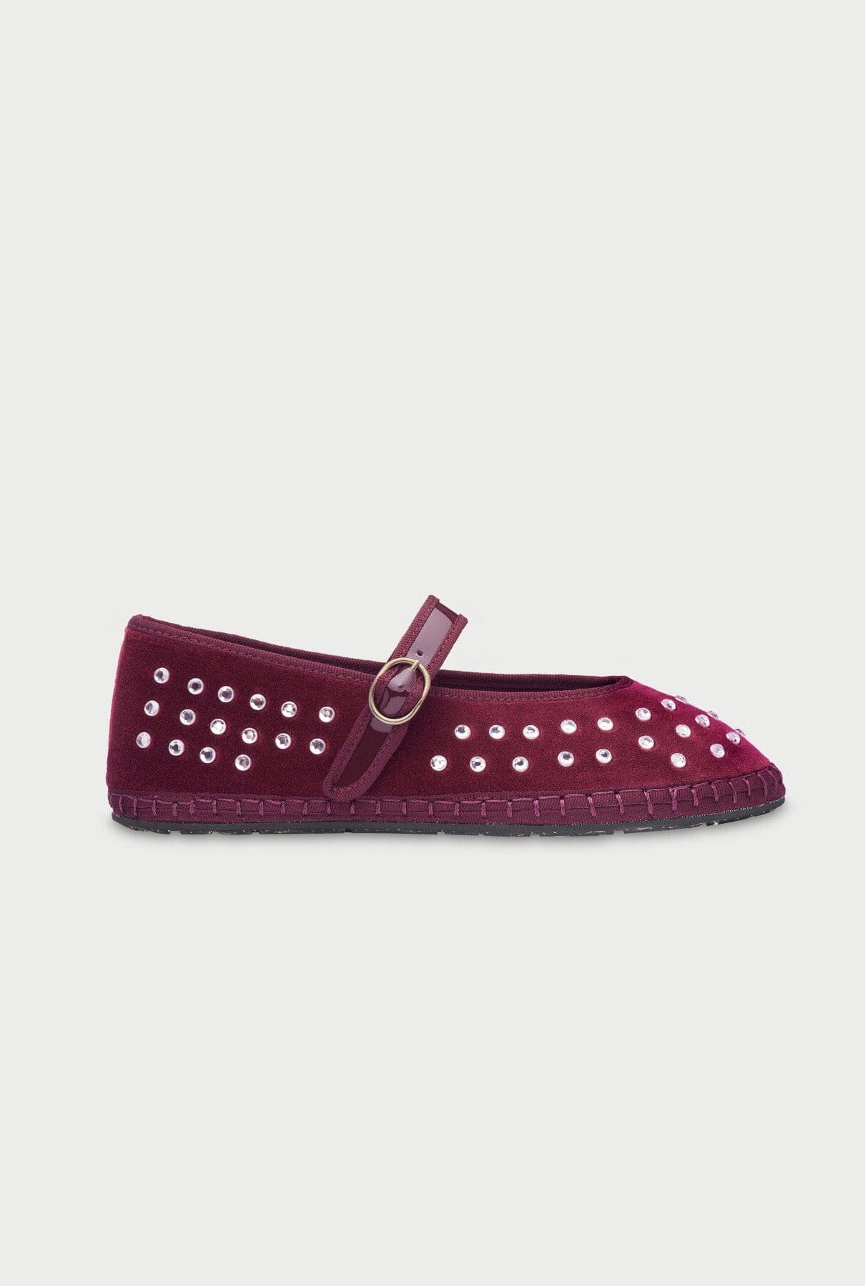 Mae Burgundy Flat shoes Flabelus 