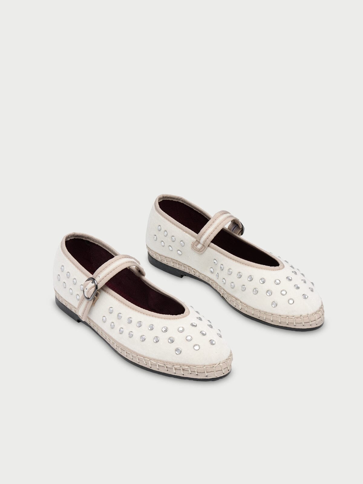 Mae Cristal Nude Flat shoes Flabelus 