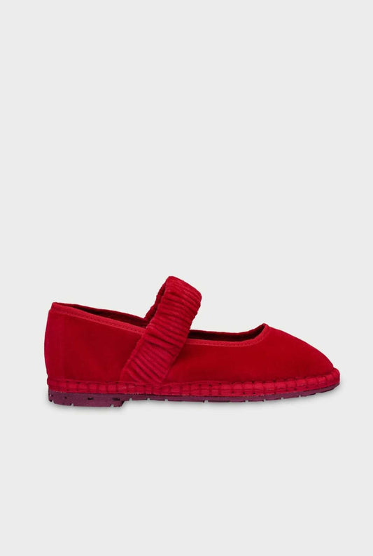 mafalda red Flats Flabelus 