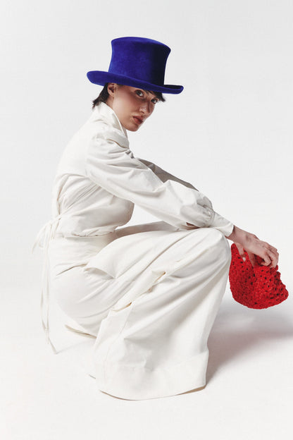 Magma Red Clutch Hand bags SOY FASCINANTE 