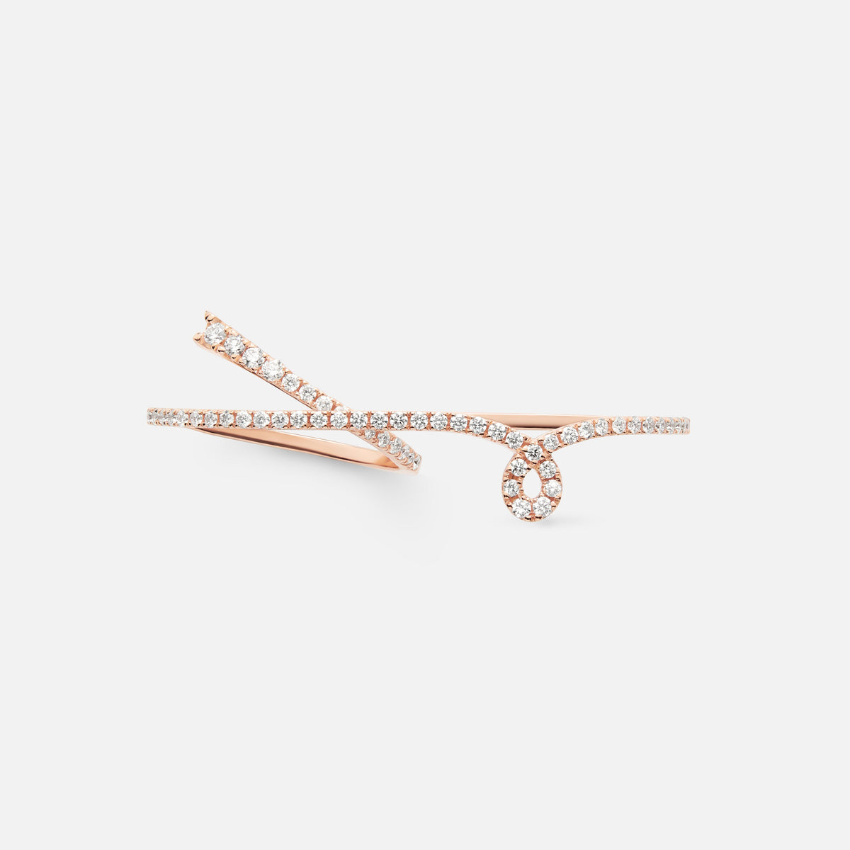 Maison Rose Double Ring Rings Gold & Roses 