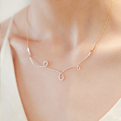 Maison Rose L Necklace Necklaces Gold & Roses 