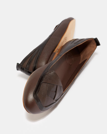 Manoletina AURORA (marrón) Flat shoes Di Bella Garcia 