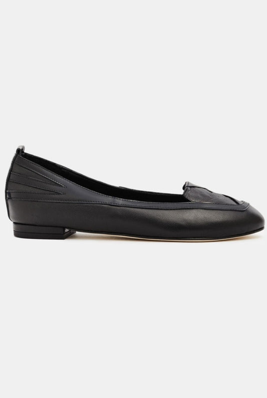 Manoletina AURORA negro Flat shoes Di Bella Garcia 