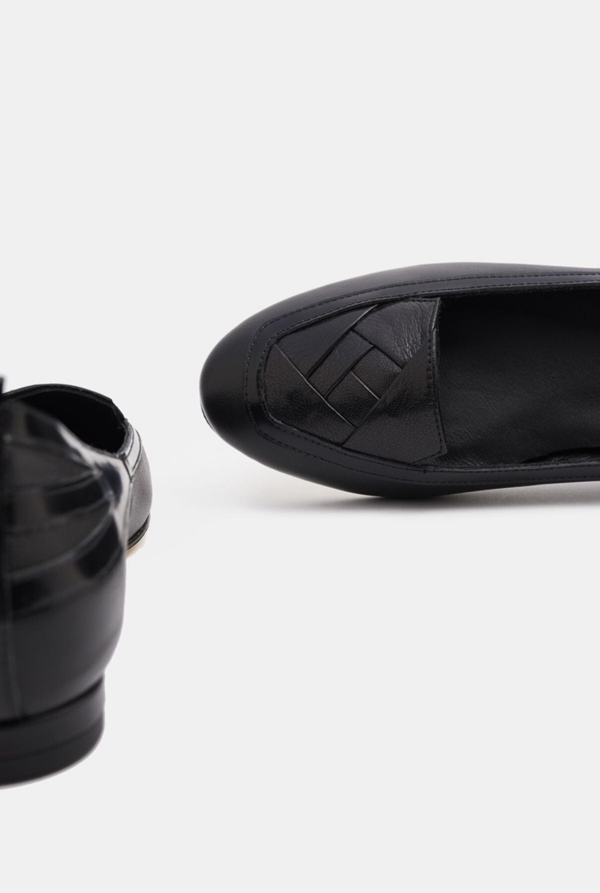 Manoletina AURORA negro Flat shoes Di Bella Garcia 