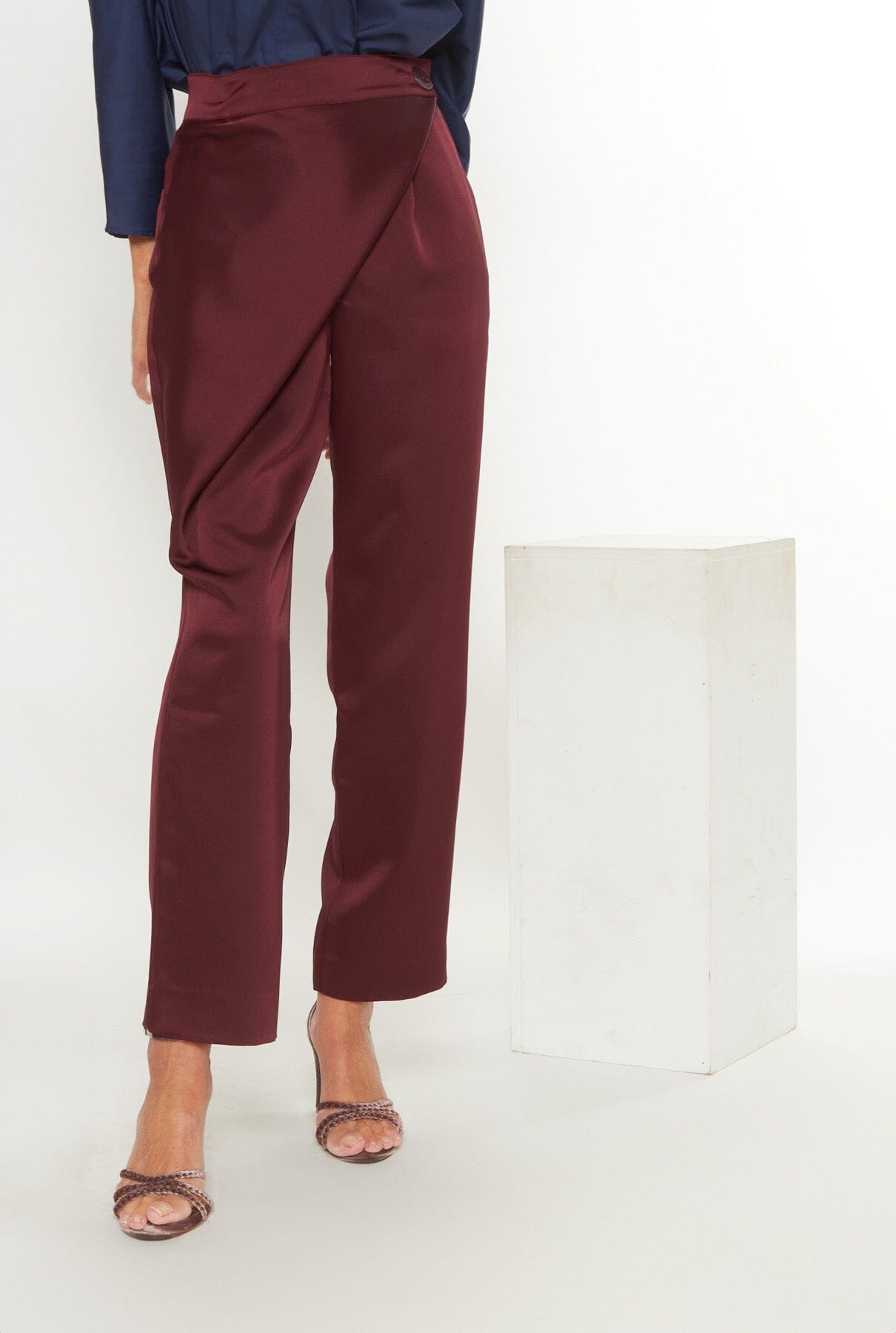 Mantalon for Es Fascinante: Maroon (PRE-SALE) Trousers Mantalon 