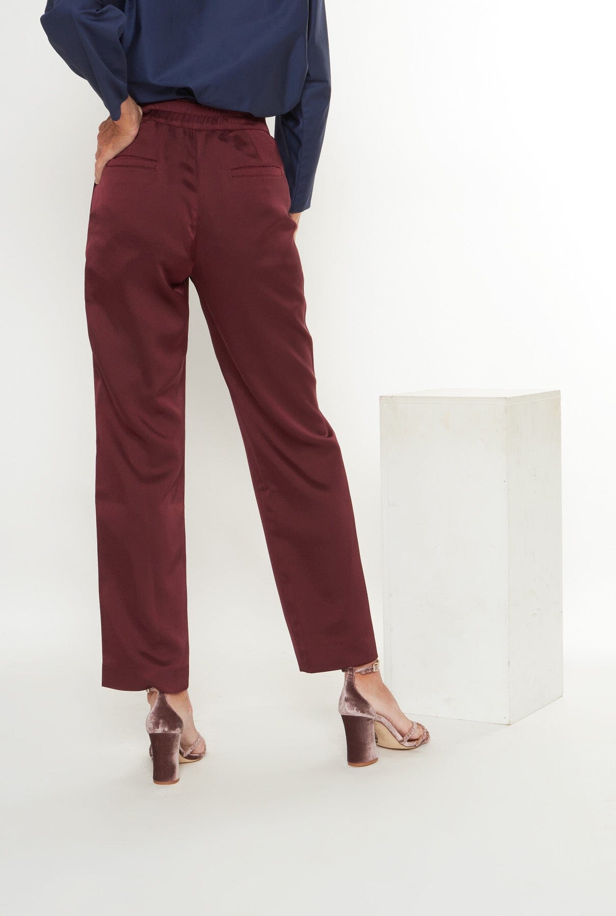 Mantalon for Es Fascinante: Maroon (PRE-SALE) Trousers Mantalon 