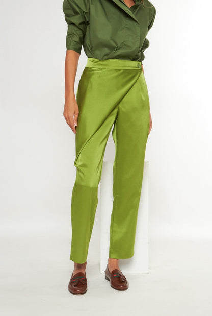 Mantalon for Es Fascinante: Pea Green (PRE-SALE) Trousers Mantalon 