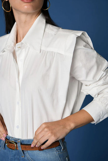 Marieta White Shirts & blouses Julise Magon 