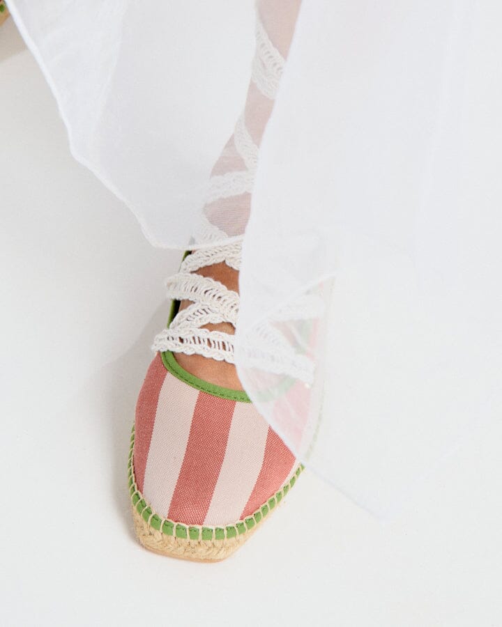 MARIN RAYAS ROJO-VERDE Loafers Naguisa 