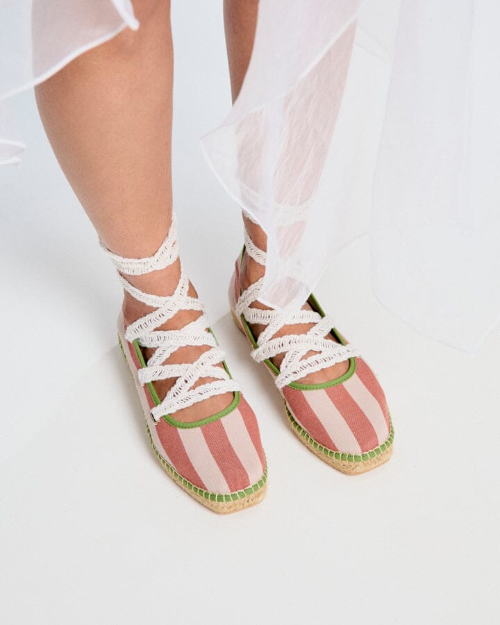 MARIN RAYAS ROJO-VERDE Loafers Naguisa 