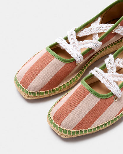MARIN RAYAS ROJO-VERDE Loafers Naguisa 