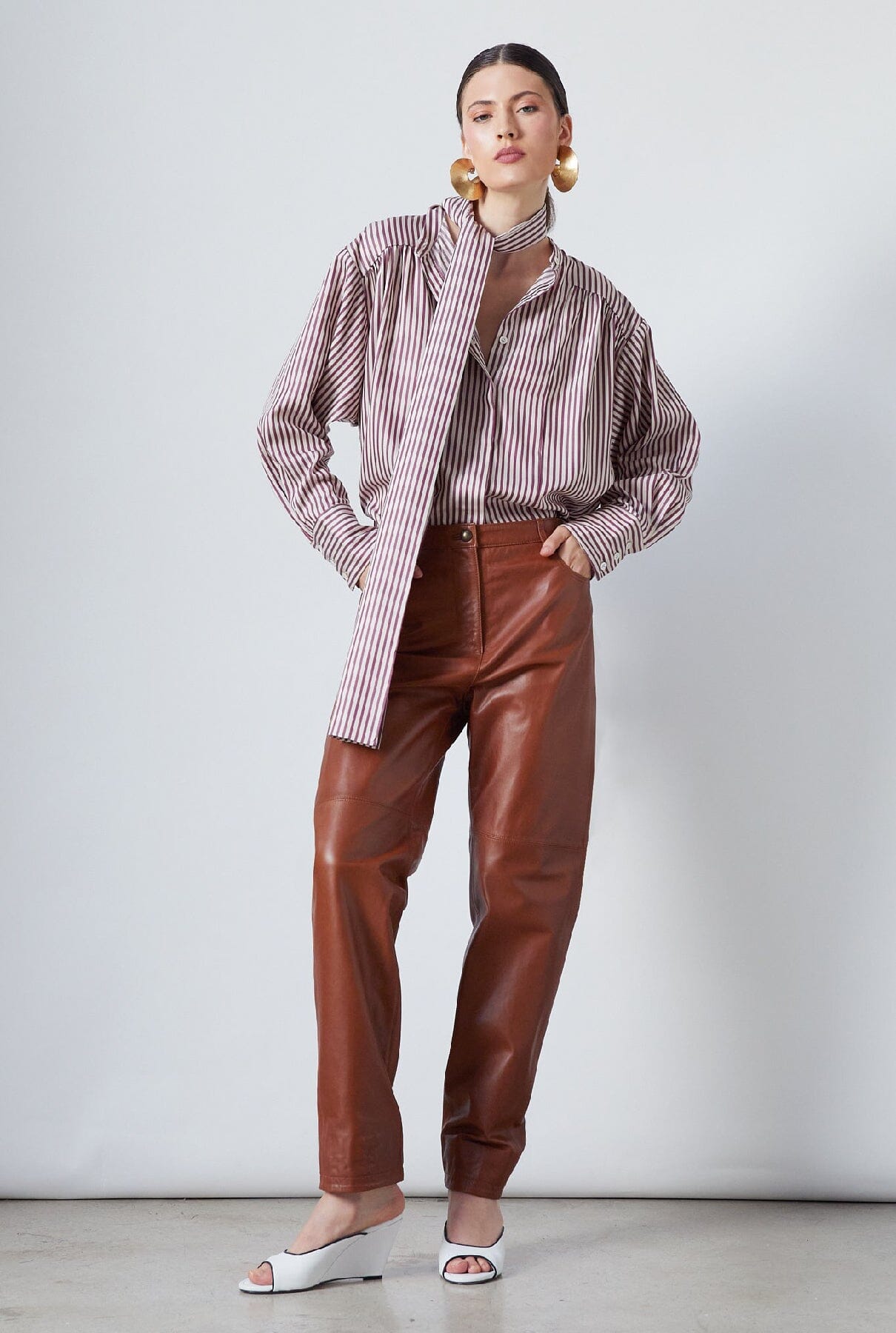 Marlon Pants Cognac Trousers The Label Edition 