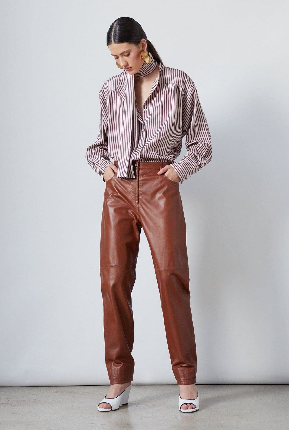 Marlon Pants Cognac Trousers The Label Edition 