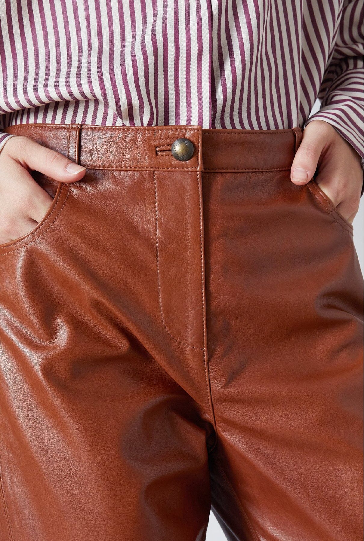 Marlon Pants Cognac Trousers The Label Edition 