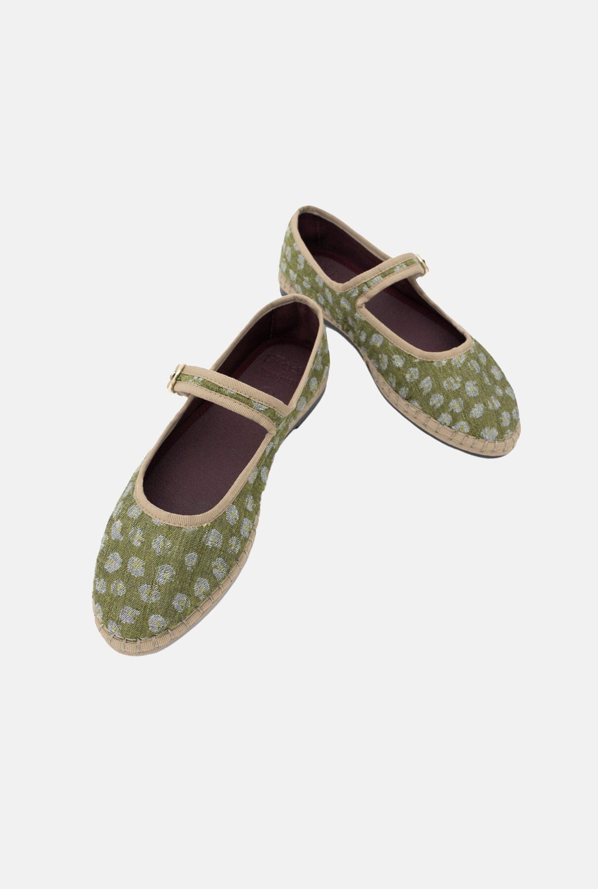 Mary Jane Leopard Green Flat shoes Julise Magon 