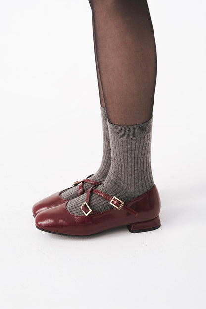 Mary Janes Adriana Burgundy Mary Jane Carnevale Madrid 