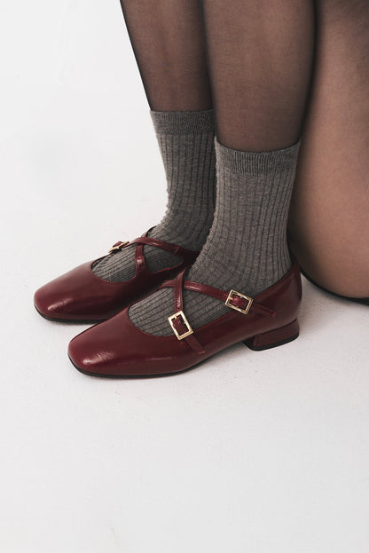 Mary Janes Adriana Burgundy Mary Jane Carnevale Madrid 