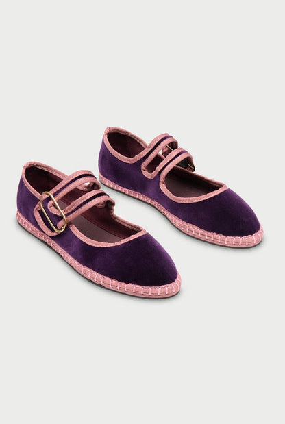 Matilda Purple Flat shoes Flabelus 