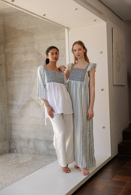 Maui Blue Dress Dresses Maràvic 