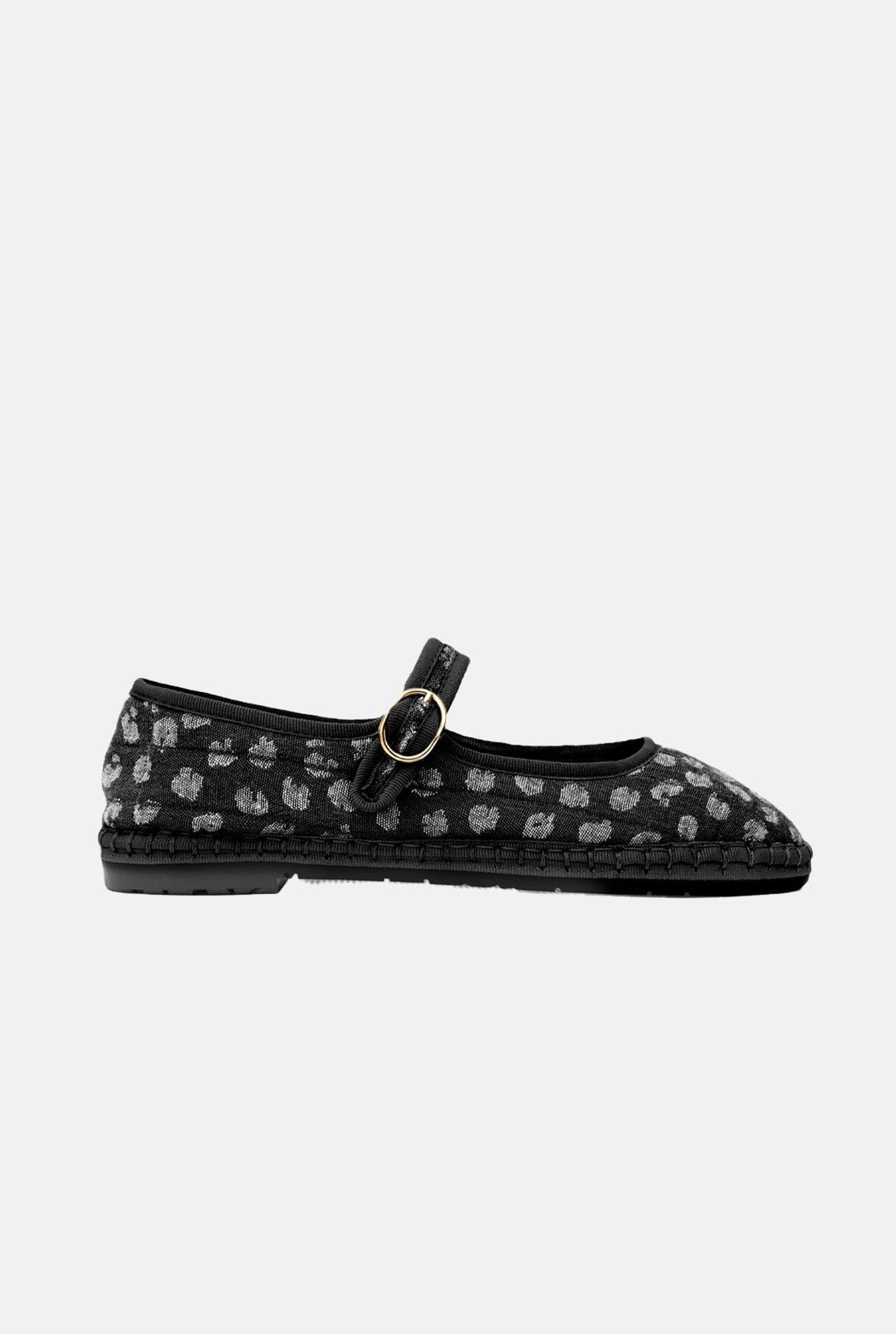 May Jane Leopard Black Flat shoes Julise Magon 