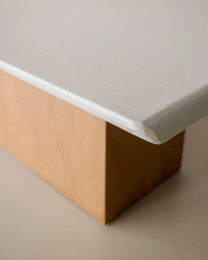 Mesa de comedor microcemento y roble Furniture Be Water Home 