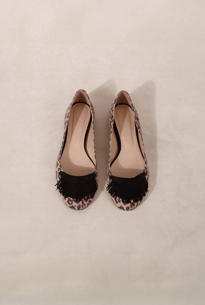 MICUIRINAS LEOPARDO NEGRA Flat shoes Micuir 