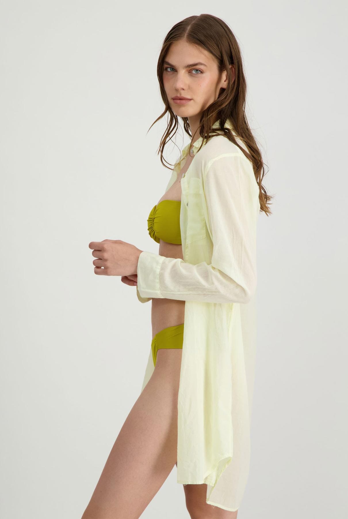 MIDI SHIRT VOILE Shirts & Tops Commelle 