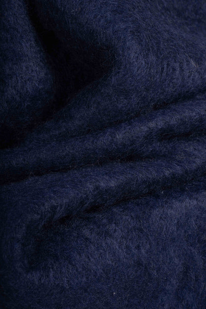 Midnight Blue Mohair Blanket Accessories ELEVAA 