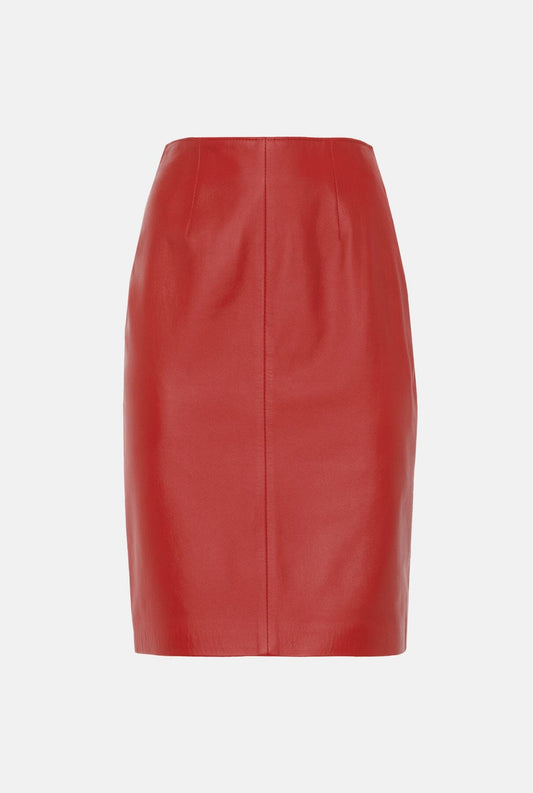 Milano Red Skirt Skirts Peletería Gabriel 