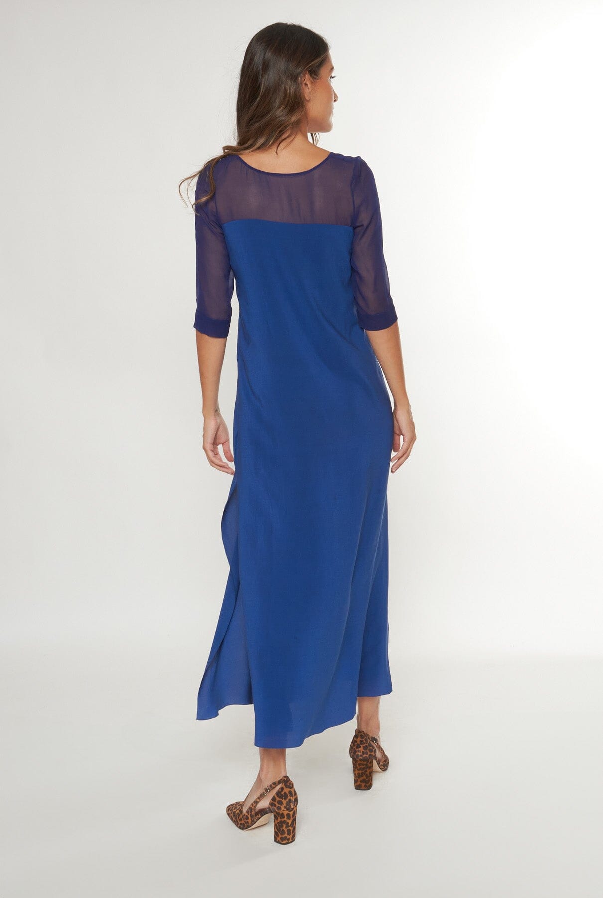 Mina Dress Blue Dresses Atelier Aletheia 