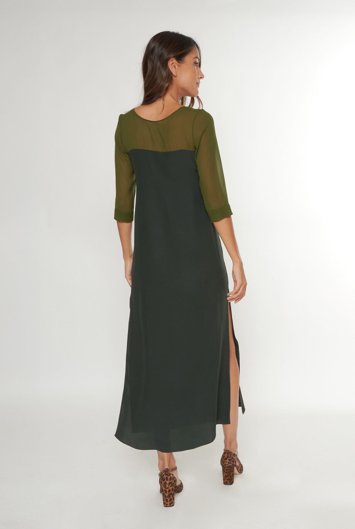 Mina Dress Green Dresses Atelier Aletheia 