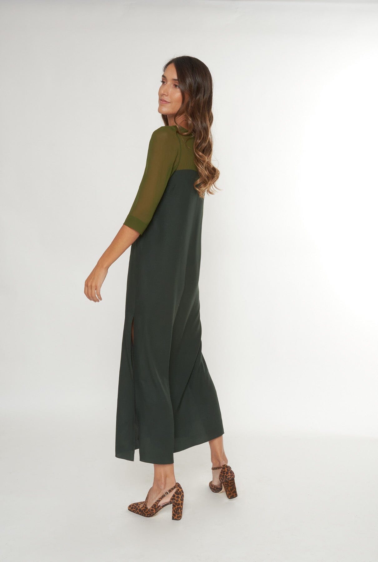 Mina Dress Green Dresses Atelier Aletheia 