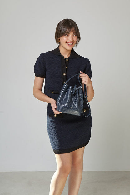 Mini Telma Coco Navy Mini bags Carnevale Madrid 