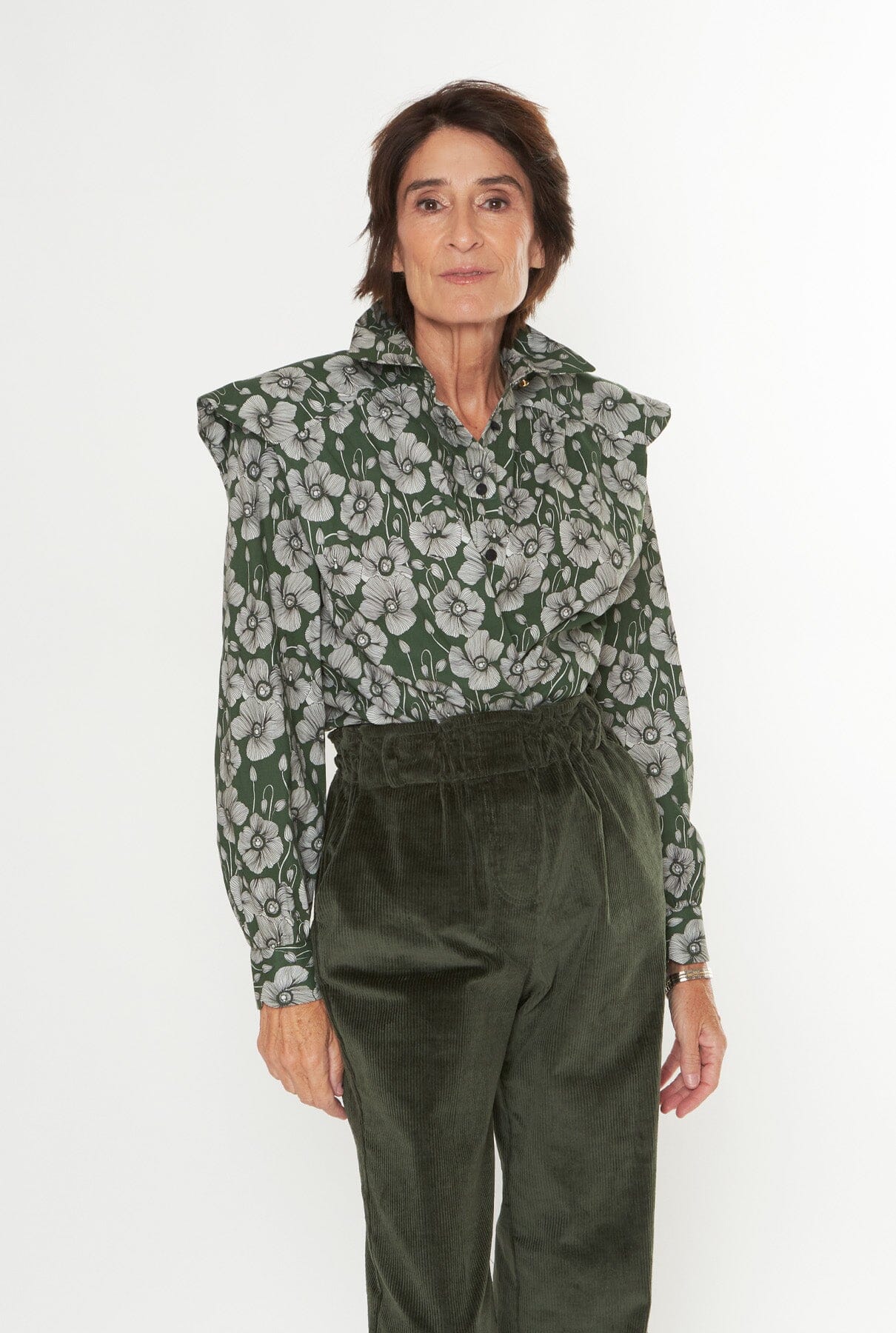 Miru Flowers Green Shirts & blouses Julise Magon 