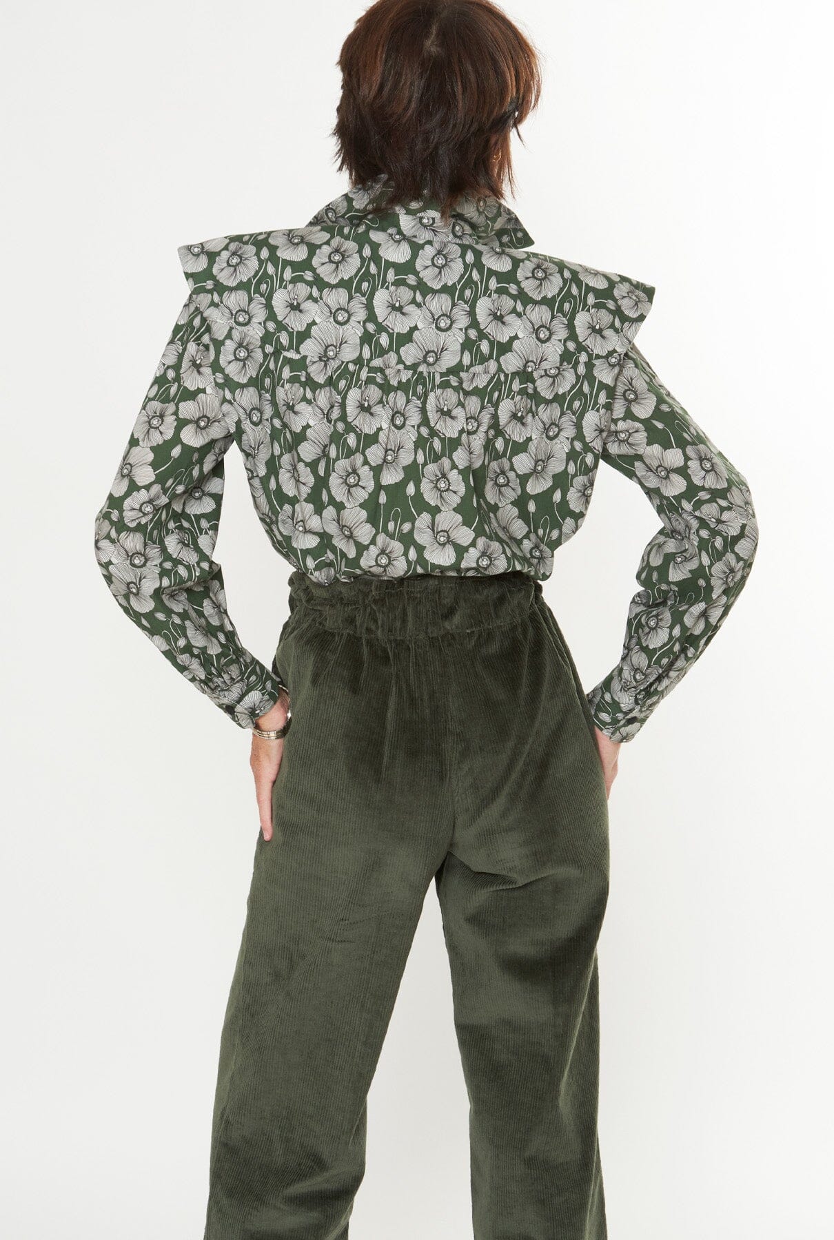 Miru Flowers Green Shirts & blouses Julise Magon 