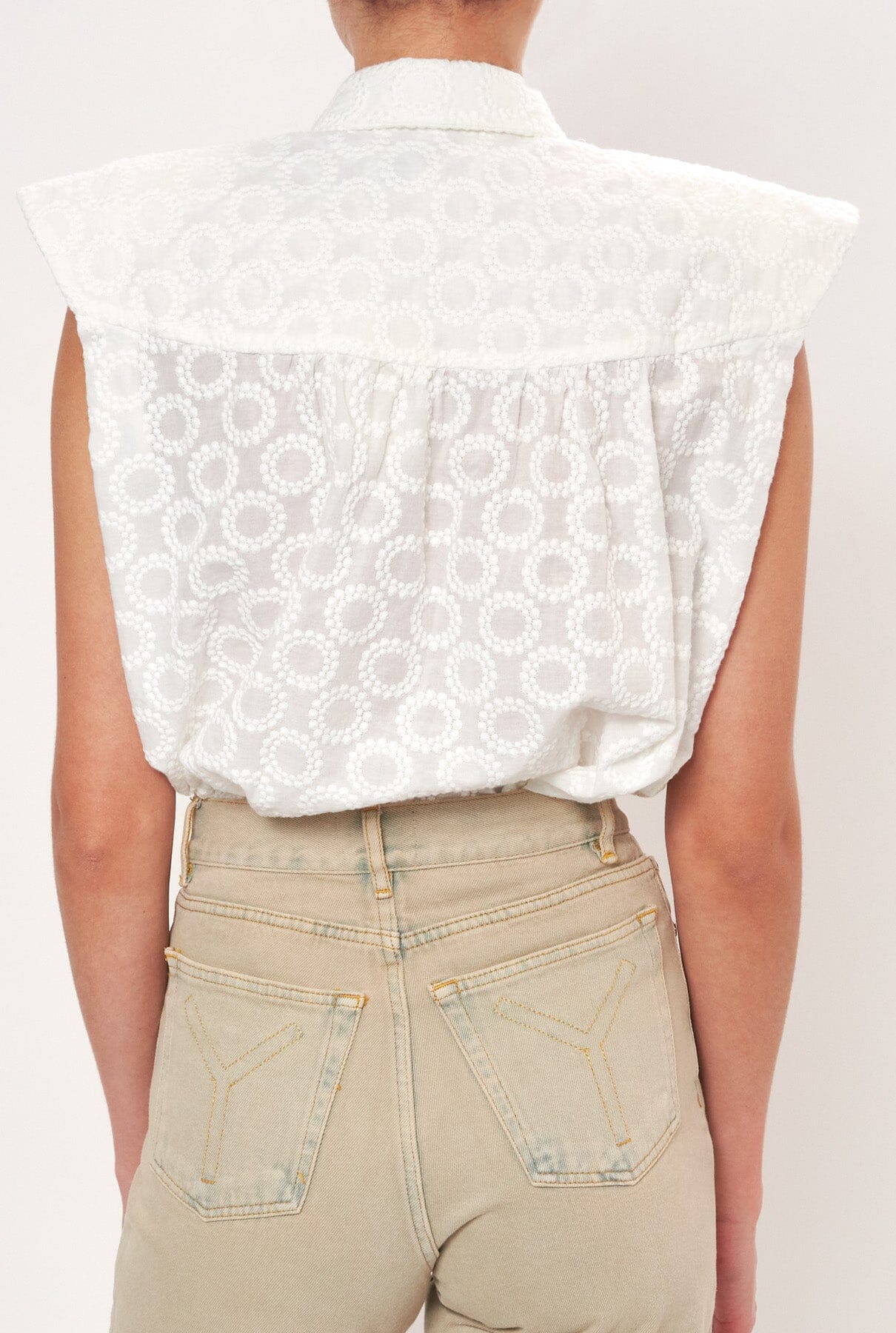 Miru Sleeveless Embroidery Shirts & blouses Julise Magon 