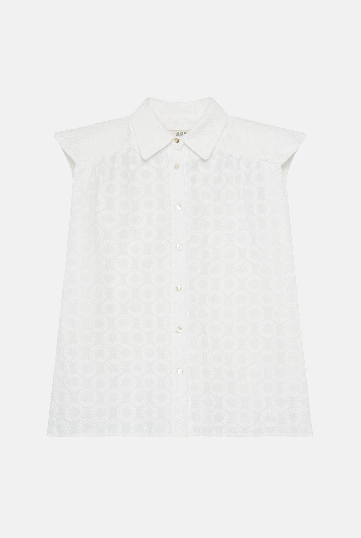 Miru Sleeveless Embroidery Shirts & blouses Julise Magon 