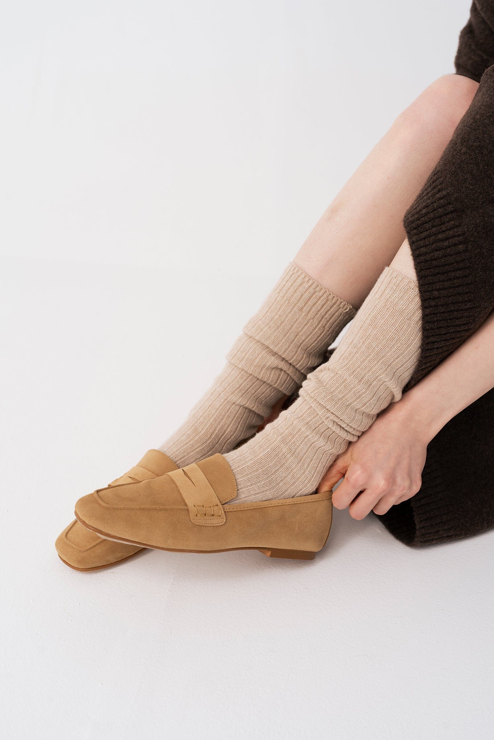 Mocasines Rita Beige Loafers Carnevale Madrid 