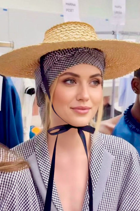 Modelo Kansara Pañuelo Vichy Foulards & Scarves Devota & Lomba 