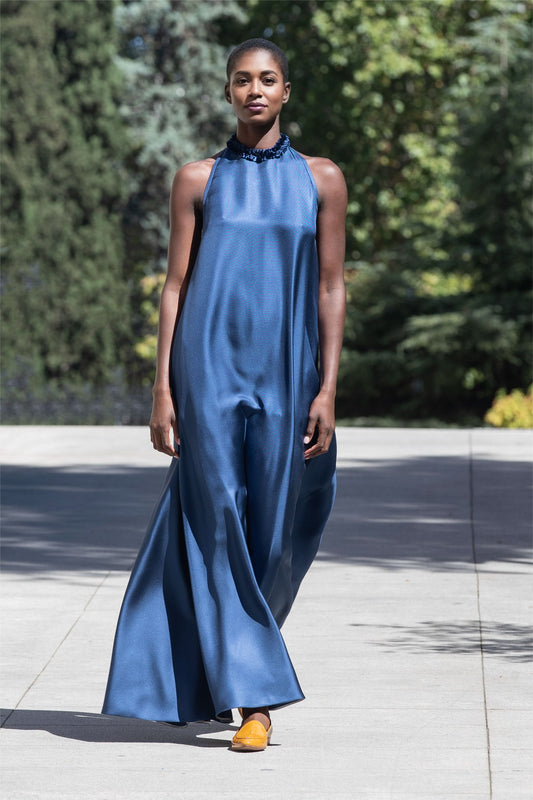 Modelo Mediterraneo Vestido Seda Natural Dresses Devota & Lomba 