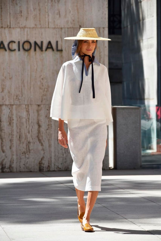 Modelo Nola Cuerpo de Lino Shirts & blouses Devota & Lomba 