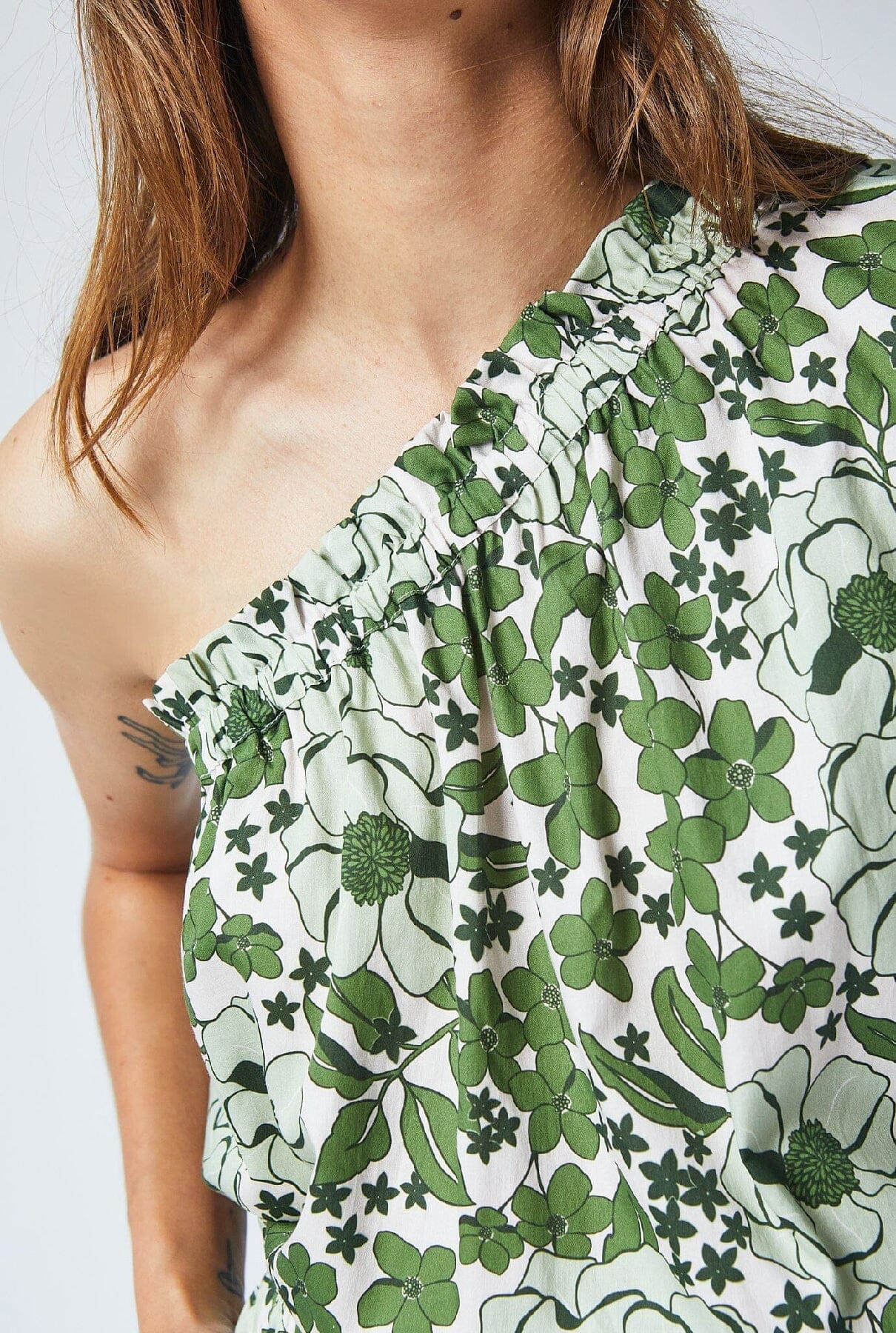 Mona Top Green Bloom Shirts & blouses The Label Edition 