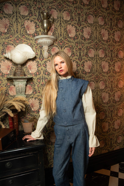 Mono '4 en 1' Engadin Denim Azul Jumpsuits IPA BRAND 