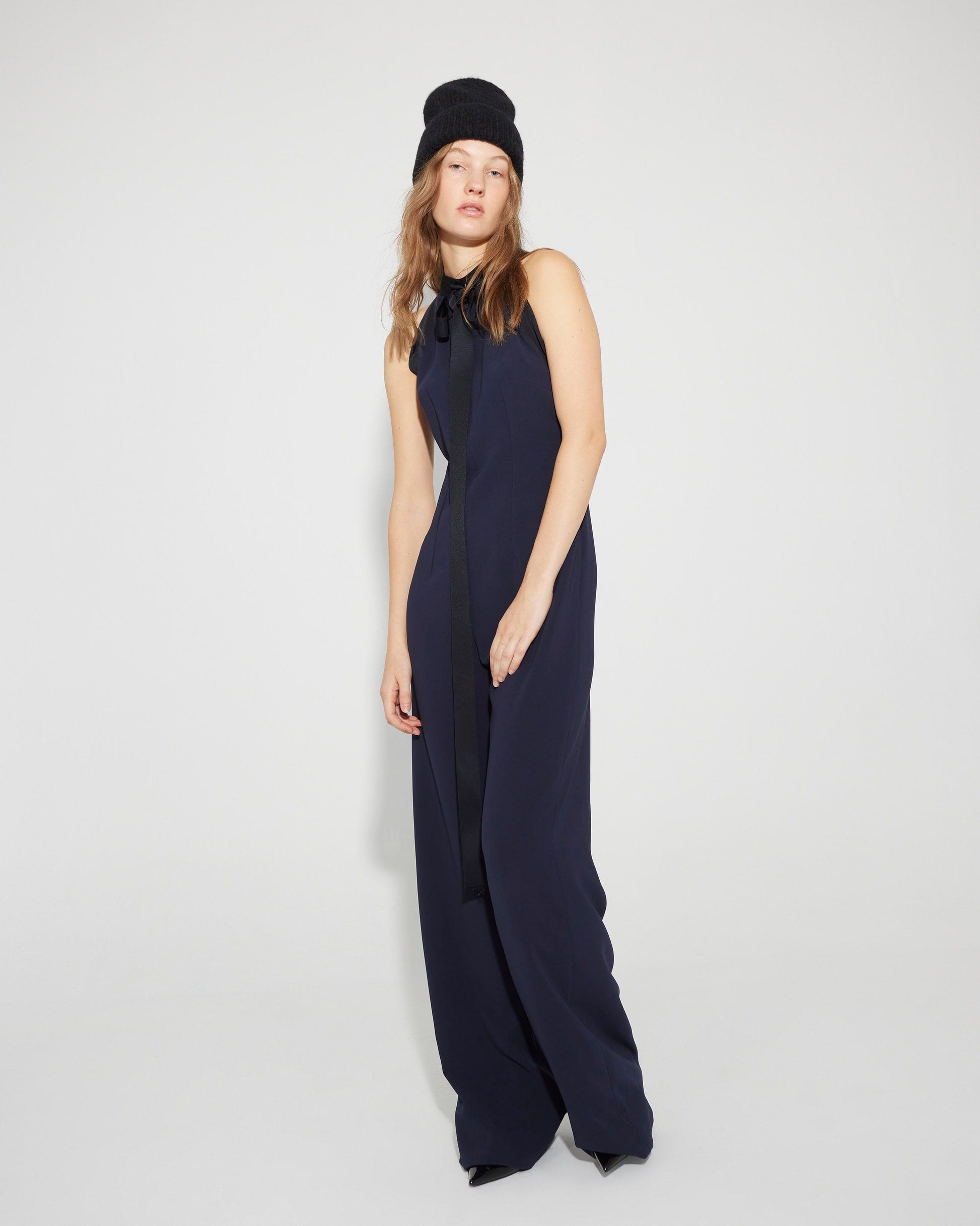 Mono de crep con lazada Jumpsuits Tot-Hom 