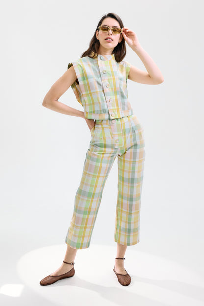 Mono Radici Cuadros Pastel Jumpsuits IPA BRAND 
