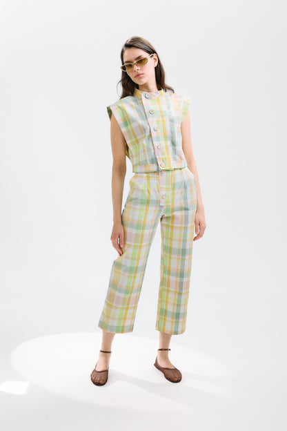 Mono Radici Cuadros Pastel Jumpsuits IPA BRAND 