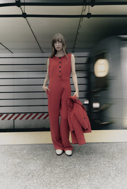 Mono Steph rojo Jumpsuits Julise Magon 