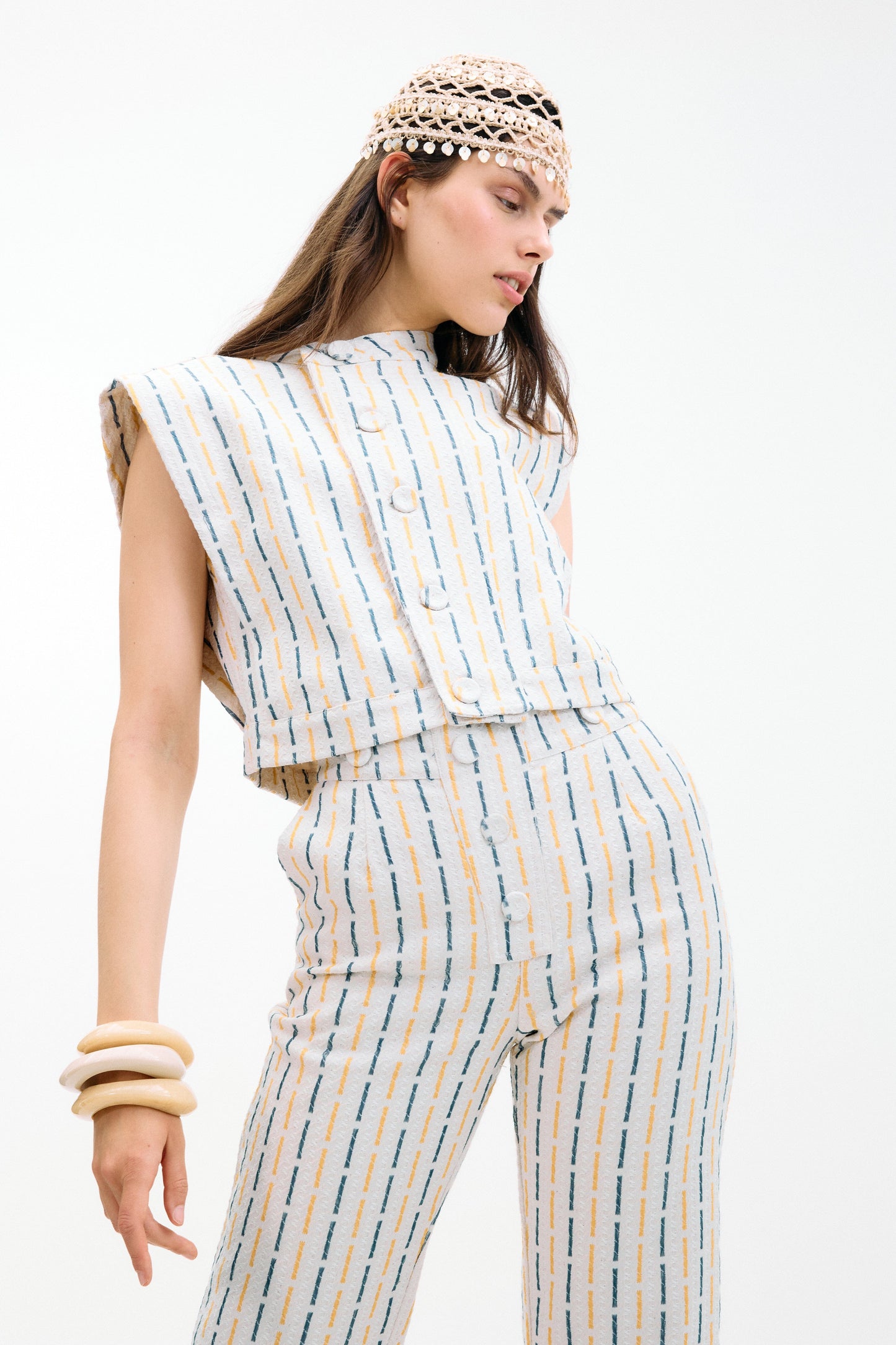 Mono Tempo al Tempo Crudo Bordados - PRE-ORDER Jumpsuits IPA BRAND 