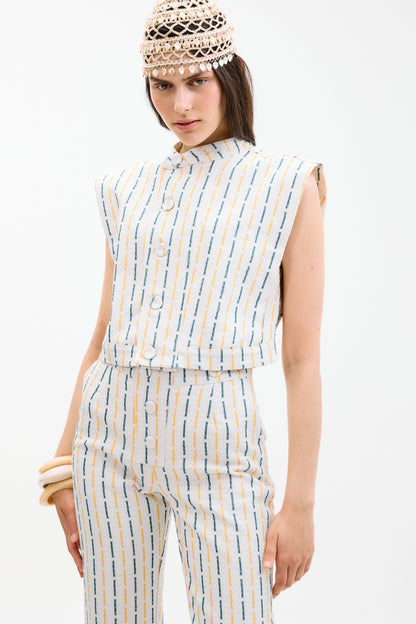 Mono Tempo al Tempo Crudo Bordados - PRE-ORDER Jumpsuits IPA BRAND 